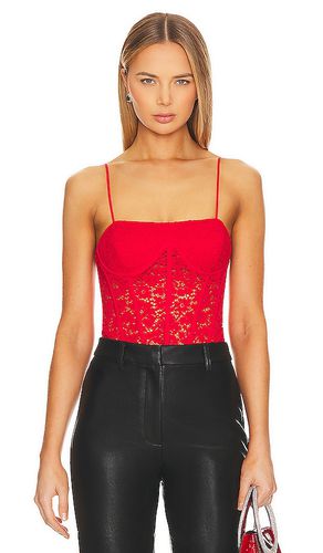 Jora Bodysuit in Red. - size 10 (also in 12, 6) - CAMI NYC - Modalova