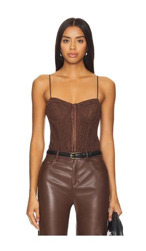 Arlette Bodysuit in Brown. - size 00 (also in 10, 12, 2, 4, 8) - CAMI NYC - Modalova