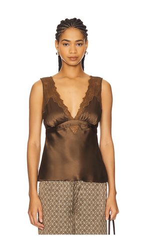 Tonya Camisole in Brown. - size 0 (also in 10, 12, 2, 4, 6, 8) - CAMI NYC - Modalova