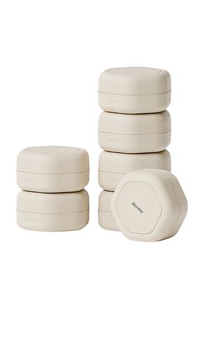 Set de pastilleros pequeños pill case set small en color bronce talla all - cadence - Modalova