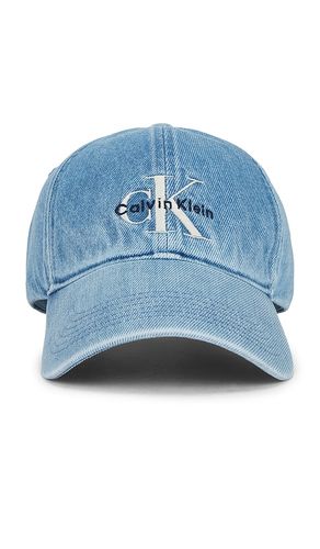 Monologo Embroidered Baseball Cap in - Calvin Klein - Modalova