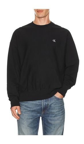 Premium Terry Monogram Sweatshirt in . Size L. Also in XL/1X - Calvin Klein - Modalova