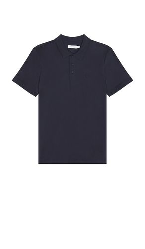 Smooth Classic Solid Polo in Navy. - size L (also in M, S, XL/1X) - Calvin Klein - Modalova