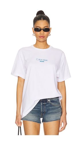 Acid Wash 20S Cotton Tee in White. - size L (also in M, S, XL/1X) - Calvin Klein - Modalova