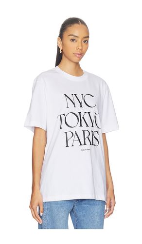 Flagship City Tee in . Taglia L. Also in M - Calvin Klein - Modalova