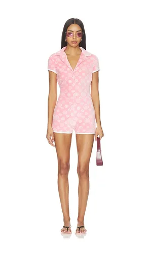 Velour Monogram Romper in . Size L. Also in S - Casablanca - Modalova