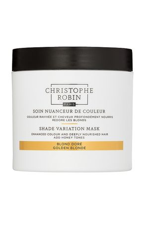Mascarilla con variación de tono shade variation mask en color bronce talla all - Christophe Robin - Modalova
