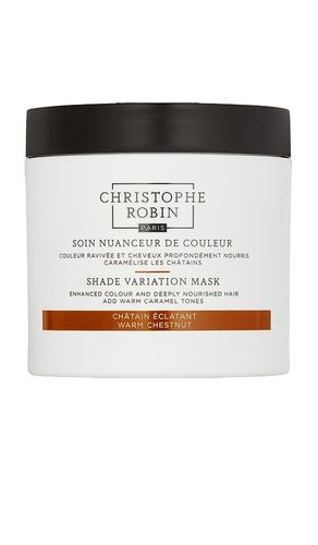 Mascarilla con variación de tono shade variation mask en color marrón talla all - Christophe Robin - Modalova