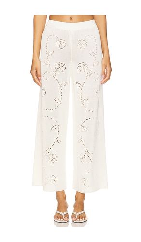 Ivy Pant in Cream. - size L (also in M, S, XL, XS) - Calle Del Mar - Modalova