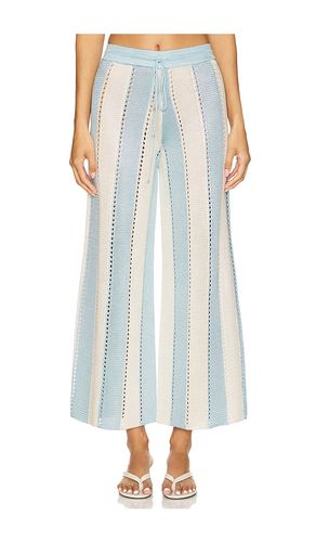 Cabana Stripe Pant in Baby Blue. - size L (also in S, XL, XS) - Calle Del Mar - Modalova