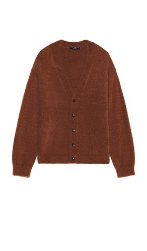 Eyelash Cardigan in Tan. - size L (also in M, S, XL/1X) - Central Park West - Modalova