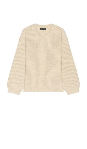 Aidan Chunky Crew Sweater in Cream. - size L (also in M, S, XL/1X) - Central Park West - Modalova