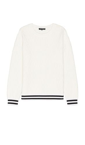 Ryder Cable Sweater in White. - size L (also in M, S) - Central Park West - Modalova