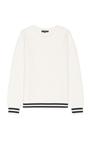 Ryder Cable Sweater in White. - size L (also in M, XL/1X) - Central Park West - Modalova