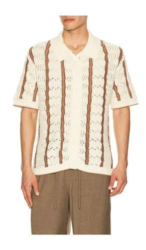 Novelty Stitch Button Down Shirt in . Size L. Also in M, S - Central Park West - Modalova