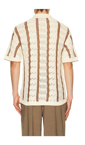 Camisa botones novelty stitch en color marrón talla L (también en M, S) - Central Park West - Modalova