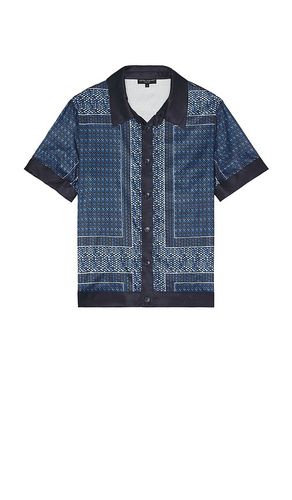 Foulard Print Buttondown Shirt in Blue. - size L (also in M, S) - Central Park West - Modalova