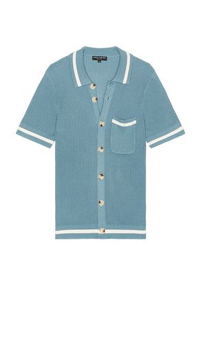 Varsity Buttondown Shirt in Teal. - size L (also in M, S, XL/1X) - Central Park West - Modalova