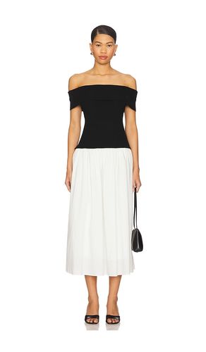 Darcy Mixed Media Off Shoulder Dress in ,. - size L (also in M, S, XS) - Central Park West - Modalova
