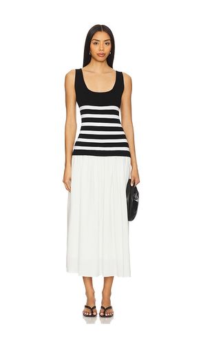 Sienna Squareneck Twofer Midi Dress in . - size L (also in M, S) - Central Park West - Modalova