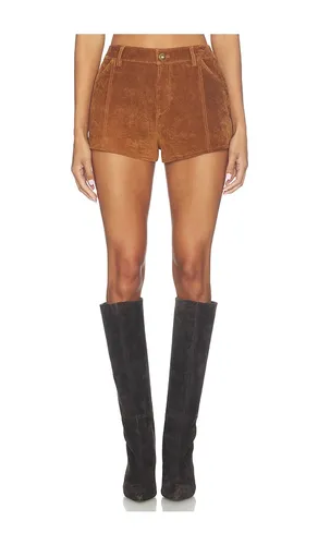 Odessa Genuine Suede Short in Brown. - size S (also in XL) - Central Park West - Modalova