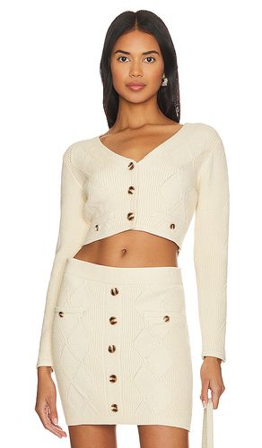 Bella Cable Cardigan in . Taglia M - Central Park West - Modalova