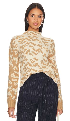 Lola animal turtleneck sweater in color tan size M in - Tan. Size M (also in S) - Central Park West - Modalova