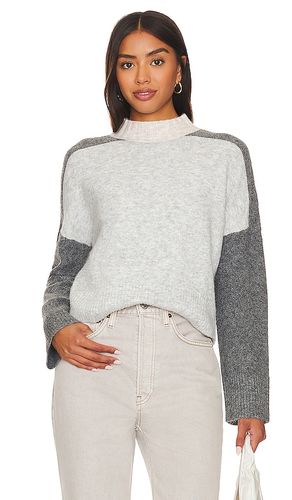 Bobbie Colorblock Turtleneck in Grey. - size L (also in S, XL, XS) - Central Park West - Modalova