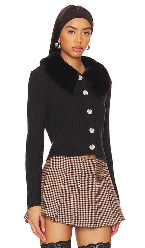 CARDIGAN MIT WEBPELZ-KRAGEN DELILAH in . Größe M. Also in XS - Central Park West - Modalova