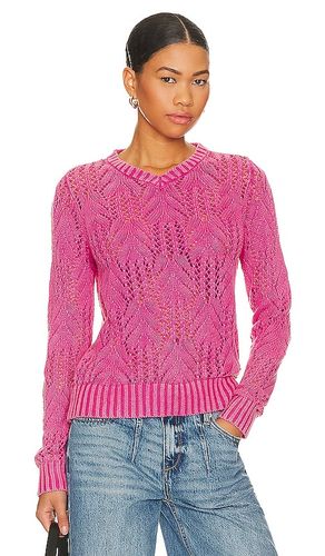 Jersey cuello pico delilah en color talla M en - Pink. Talla M (también en S) - Central Park West - Modalova