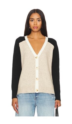 Deacon Raglan Sleeve Cardigan in Black,Beige. - size L (also in M, S, XL, XS) - Central Park West - Modalova