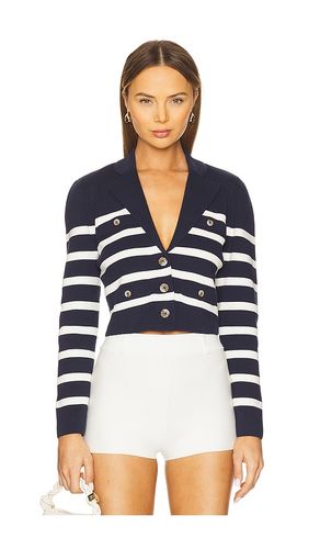 Stripe knit blazer en color talla L en - Navy. Talla L (también en M, S, XS) - Central Park West - Modalova