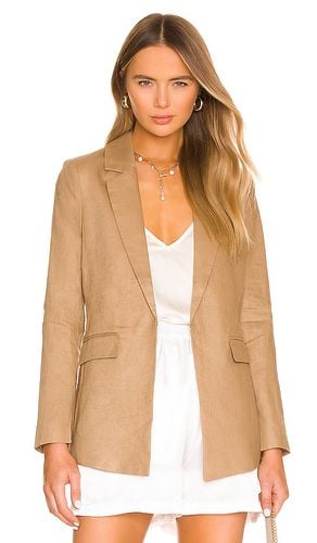 Blake Linen Blazer in Tan. - size L (also in M, S, XS) - Central Park West - Modalova