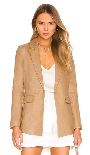 Blazer de lino blake en color bronce talla M en - Tan. Talla M (también en S, XS) - Central Park West - Modalova