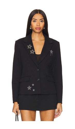 Junie rhinestone star blazer en color talla L en - Black. Talla L (también en M, S, XL, XS) - Central Park West - Modalova