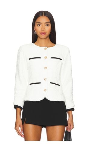 Oona Collarless Jacket in . - size L (also in M, S, XL, XS) - Central Park West - Modalova