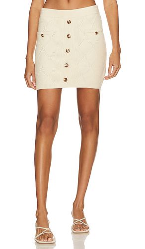 Bella Cable Skirt in Ivory. - size L (also in M) - Central Park West - Modalova