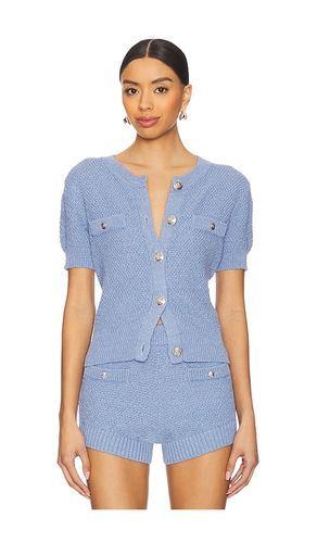 Seed Stitch Short Sleeve Cardigan in . - size M (also in S, XS) - Central Park West - Modalova