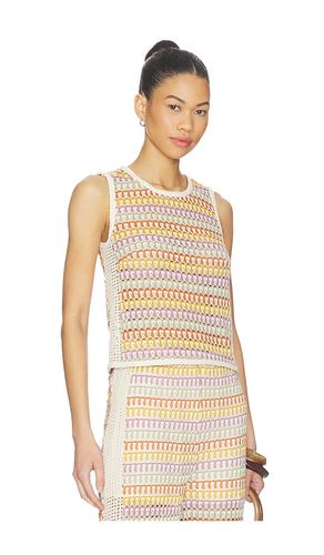Celine Rainbow Crochet Button Back Shell in ,. Taglia M. Also in S, XL, XS - Central Park West - Modalova