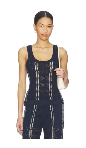 Amber Squiggle Stitch Tank in . Taglia L. Also in M, S, XL, XS - Central Park West - Modalova