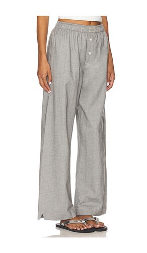 La Boxer Alta Flannel Pant in Grey. - size L (also in S) - Comme Si - Modalova