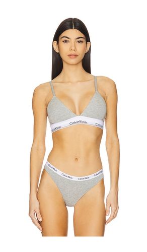 Calvin Klein Icon Cotton Modal Lightly Lined Triangle in Grey. - size XS (also in S, M, L, XL) - Calvin Klein Underwear - Modalova