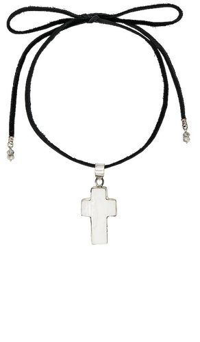 Selvia mother of pearl cross necklace in color metallic size all in - Metallic . Size all - Child of Wild - Modalova