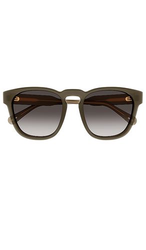 Xena Rectangular Sunglasses in Green - Chloe - Modalova