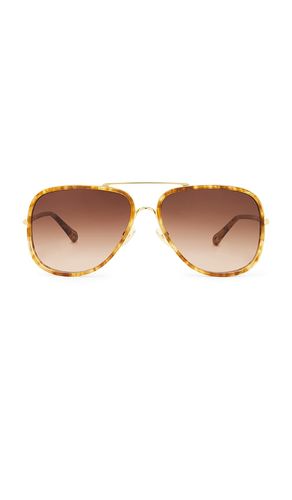 Chloe Tubolar Sunglasses in Brown - Chloe - Modalova