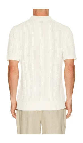 Santino Textured Polo in Cream. - size L (also in S, XL/1X) - CHE - Modalova