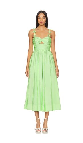 Vestido midi agnes en color hierbabuena talla 0 en - Mint. Talla 0 (también en 00) - Cinq a Sept - Modalova