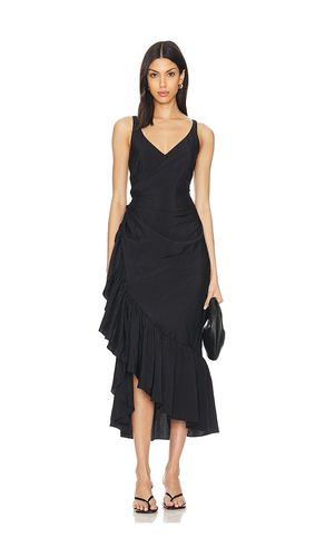 Vestido midi mimi en color talla 0 en - Black. Talla 0 (también en 10, 2) - Cinq a Sept - Modalova