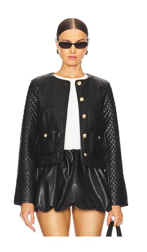 Chaqueta faux leather brooke en color talla M en - Black. Talla M (también en S) - Cinq a Sept - Modalova