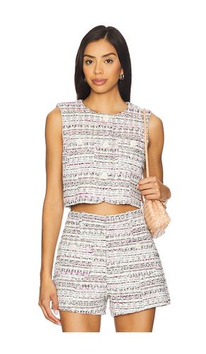 Auden Vest in Ivory,Fuchsia. - size 0 (also in 10, 12, 2, 4, 6, 8) - Cinq a Sept - Modalova